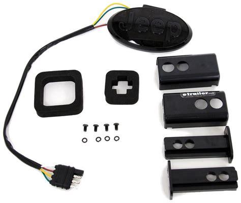 Jeep LED Lighted Trailer Hitch Cover - 1-1/4" and 2 ...