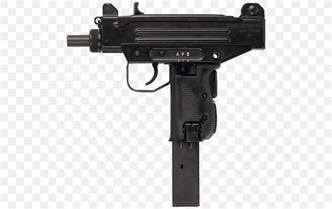 Imi Micro Uzi Submachine Gun Pistol 9×19mm Parabellum Png 500x518px