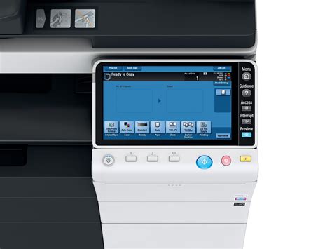 Besides, it's possible to examine each page of the guide singly by using the scroll bar. Konica Bizhub 284e Copier Printer Scanner