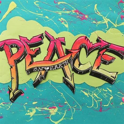 Peace Graffiti Lettering