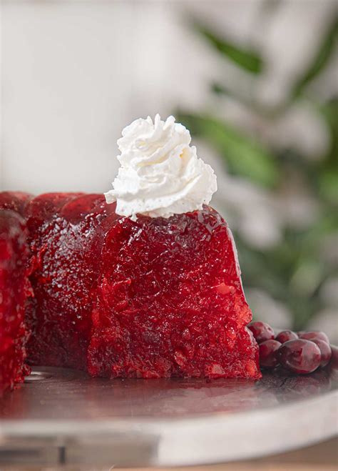 Morning, noon, night for next day. Cranberry Jello Salad (perfect for side or dessert!) - Dinner, then Dessert