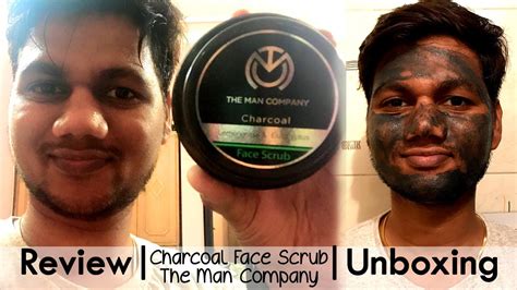 Charcoal Face Scrub The Man Company | Review And Unboxing ...