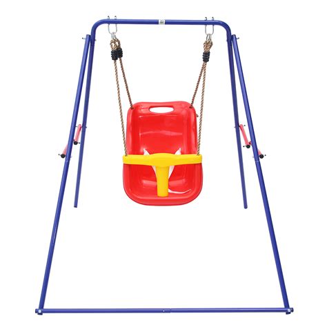 Tire swing made like a seat. Baby swing frame | Living Quarters