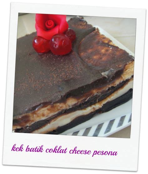 Resepi kek cheese leleh gebu hanya guna blender. Resepi Kehidupanku: Kek Batik Coklat Cheese Pesona