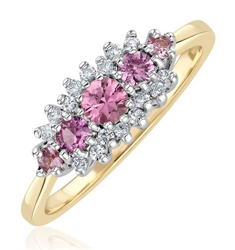 Pink Sapphire Rings The Diamond Store