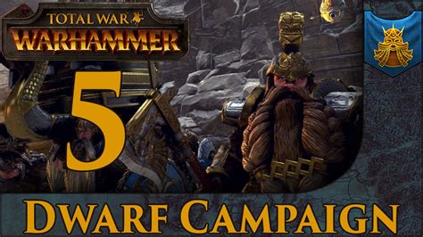 The dwarfs are a race introduced in total war: Dwarf Campaign - Total War: Warhammer #5 - YouTube