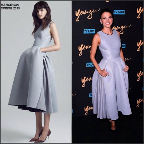 Sutton Foster In Maticevski At The ‘younger La Premiere