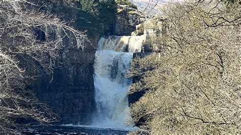 Walk Through High Force Waterfalls Forest In Teesdale Youtube