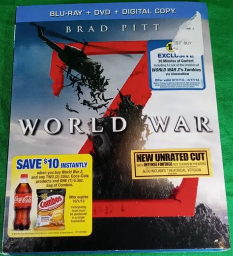 World War Z Blu Raydvd 2013 Includes Digital Copy Best Buy