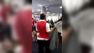Black Woman Walking Naked In Airport Nude Throughout Nude Video On