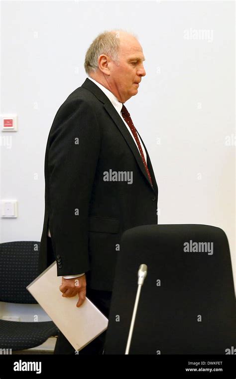 Uli Hoeneß President Of Fc Bayern Munich Has To Answer Charges For Tax Evasion At The 5th