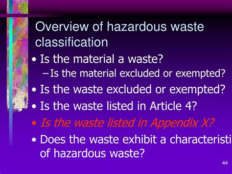 Ppt Hazardous Waste Classification In California Powerpoint