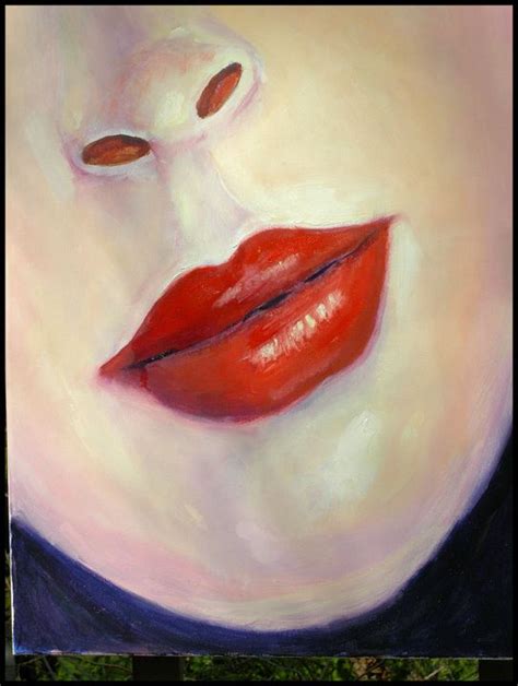 Red Lips M Martin Artist Paintings And Prints People And Figures