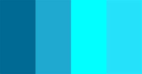 Blues Underwater Color Scheme Aqua