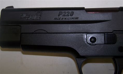 Rare Sig Sauer P220 38 Super Auto Pistol With For Sale