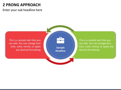 2 Prong Approach Powerpoint Template Ppt Slides