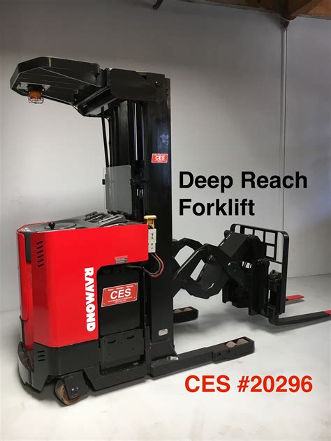 Ces 20296 Raymond Dr25tt Deep Reach Forklift 205 Coronado Equipment