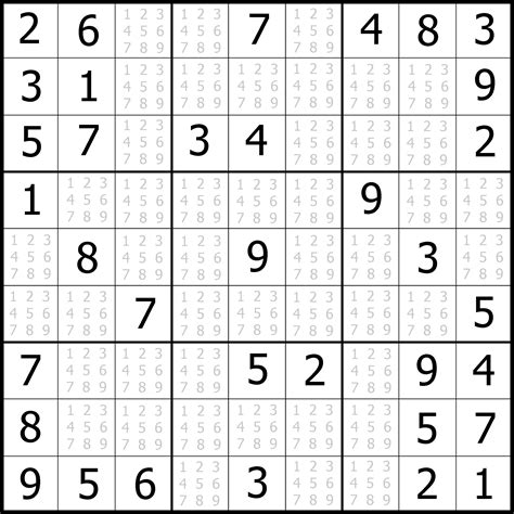 Printable Sudoku Puzzles With Answer Key Sudoku Printable Sudoku