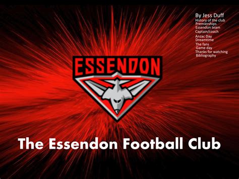 Explore essendon wallpaper on wallpapersafari | find more items about essendon wallpaper, essendon football club wallpapers, wallpaper safari. The Essendon Football Club powerpoint
