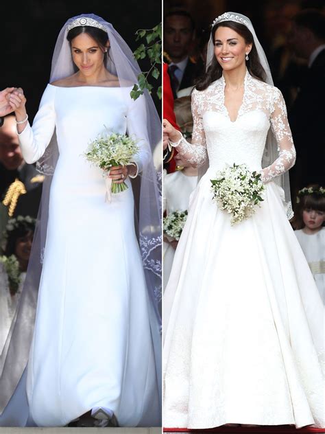 Princess Brides A Side By Side Comparison Of Meghan Markle And Kate