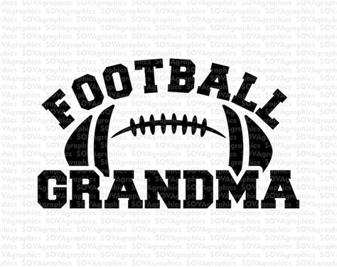Football Grandma svg Football Grandmother svg Football svg | Etsy