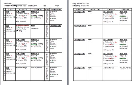 Time Organization Teacher Plan Book Teacher Lesson Plan Book