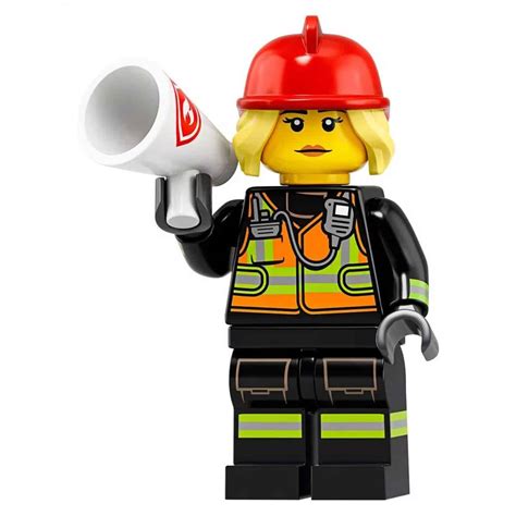 Lego Firefighter Minifigure Series 19 Cmf Build Me Mini