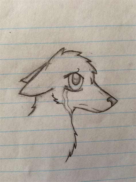 Rough Crying Wolf Sketch By Ice Fire101 On Deviantart