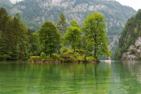 Lake Konigsee In Bavarian Alps Stock Image Colourbox
