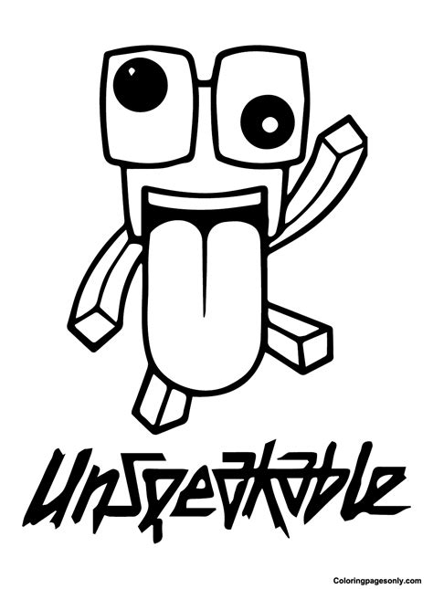 Unspeakable Printable Full Page Printable Minecraft Coloring Pages My Xxx Hot Girl