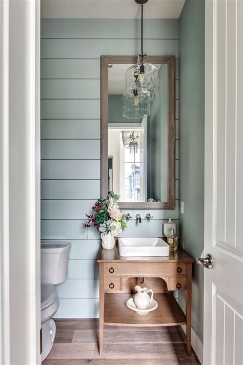 Modern French Country Home In Altadore French Country Powder Room