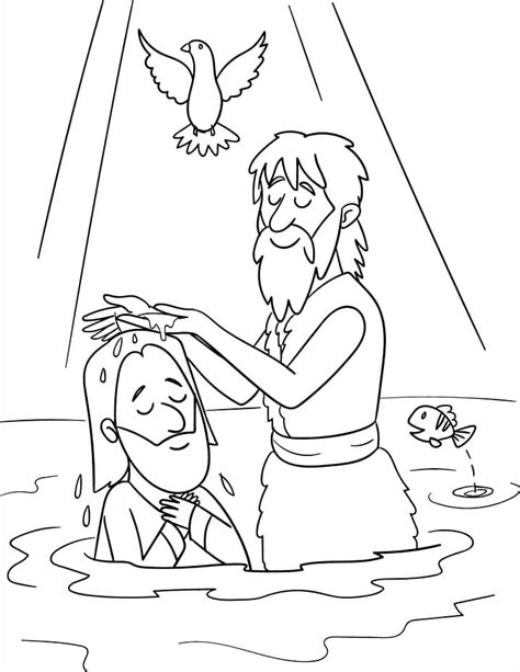 Baptism Coloring Pages Free Printable Coloring Pages For Kids