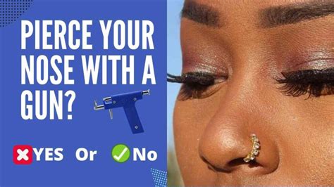 Do Your Own Nose Piercing How To Pierce Your Own Nose 15 Steps With