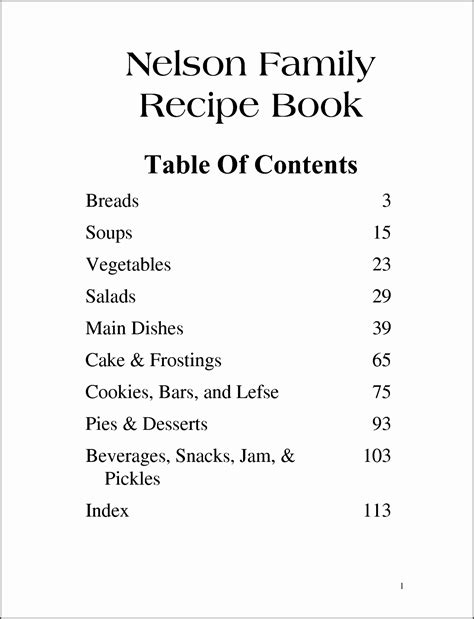 10 Book Table Of Contents Template - SampleTemplatess - SampleTemplatess