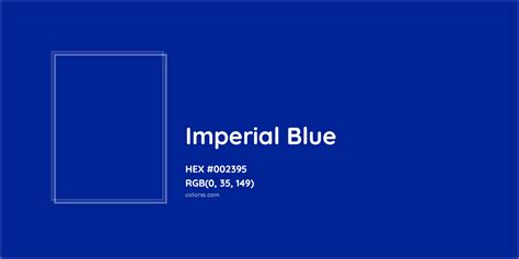 Imperial Blue Complementary Or Opposite Color Name And Code 002395