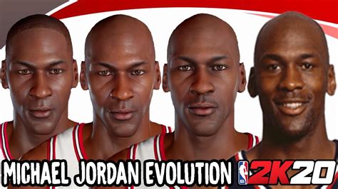 Michael Jordan Ratings And Face Evolution Nba 2k2 Nba 2k20 Youtube