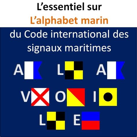 Maritime transportation security act of 2002 (mtsa). Alphabet marin: code international des signaux maritimes