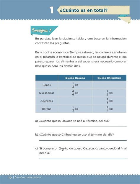 Matemáticas 5º 129 entre sí, para, en ese caso, utilizar fracciones equivalentes. Libro De Cuarto Grado De Español Paco El Chato | Libro Gratis