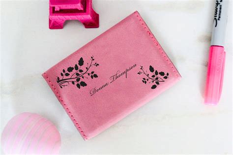 Customized Business Cards Holder Personalized Leatherette Etsy Canada
