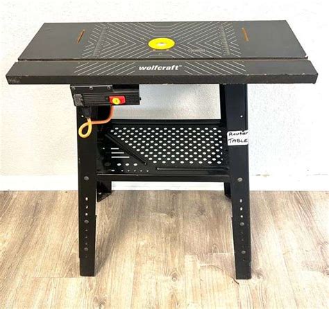 Wolfcraft Router Station 640 Router Table With Metal Stand