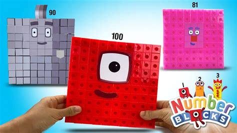 Numberblocks 81 To 100 Snap Cubes Custom Set Keiths Toy Box