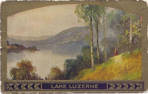 Moments Of Delightanne Reeves Vintage Postcard Lake Lucerne