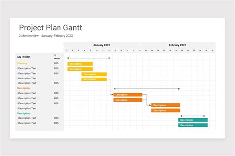 Project Plan Gantt And Timelines Powerpoint Template Nulivo Market
