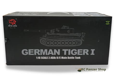 Rc Panzer Tiger 1 3818 Upgrade Edition Heng Long 116 Version 7 24 Ghz