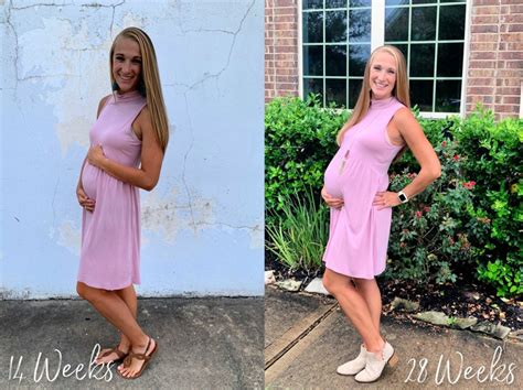 28 Week Bumpdate Comparing My Three Pregnancies Amys Balancing Act