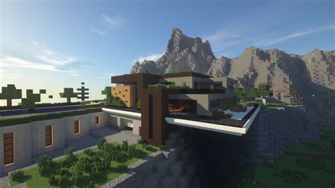 Modern Minecraft House Cinematic Youtube