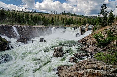 Little Falls Dam On The Spokane River Photograph By Sam Judy