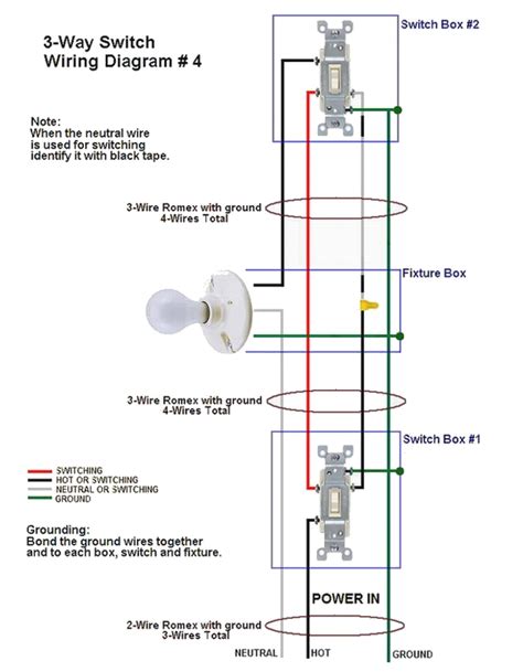 3 Way Light Switches Wiring Diagram Circuit Diagram