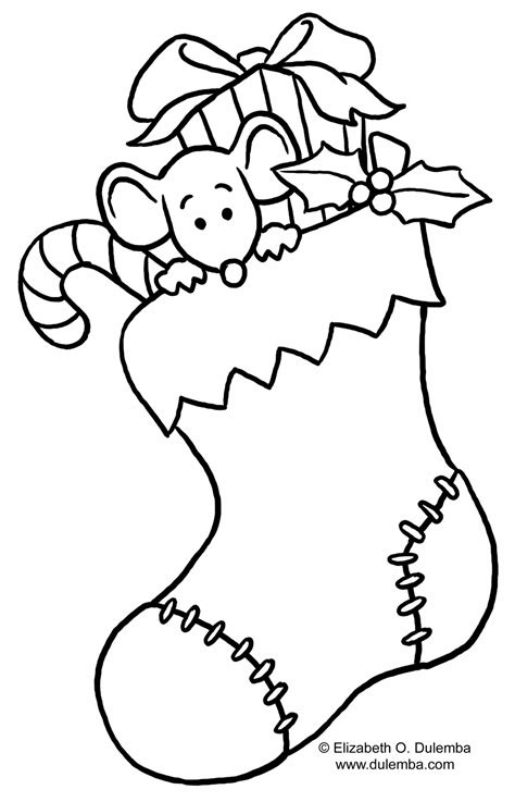 Print and color christmas pdf coloring books from primarygames. Christmas Stocking Coloring Page >> Disney Coloring Pages