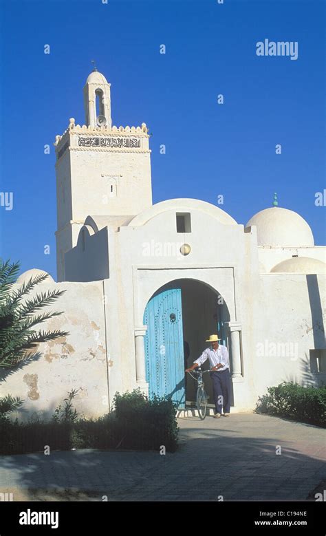 Tunisia Djerba Island Mosque In Houmt Souk Stock Photo Alamy